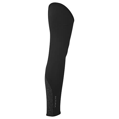 Altura Unisex-Beinwärmer, wasserabweisend, Thermo, Schwarz, Größe S/M von Altura