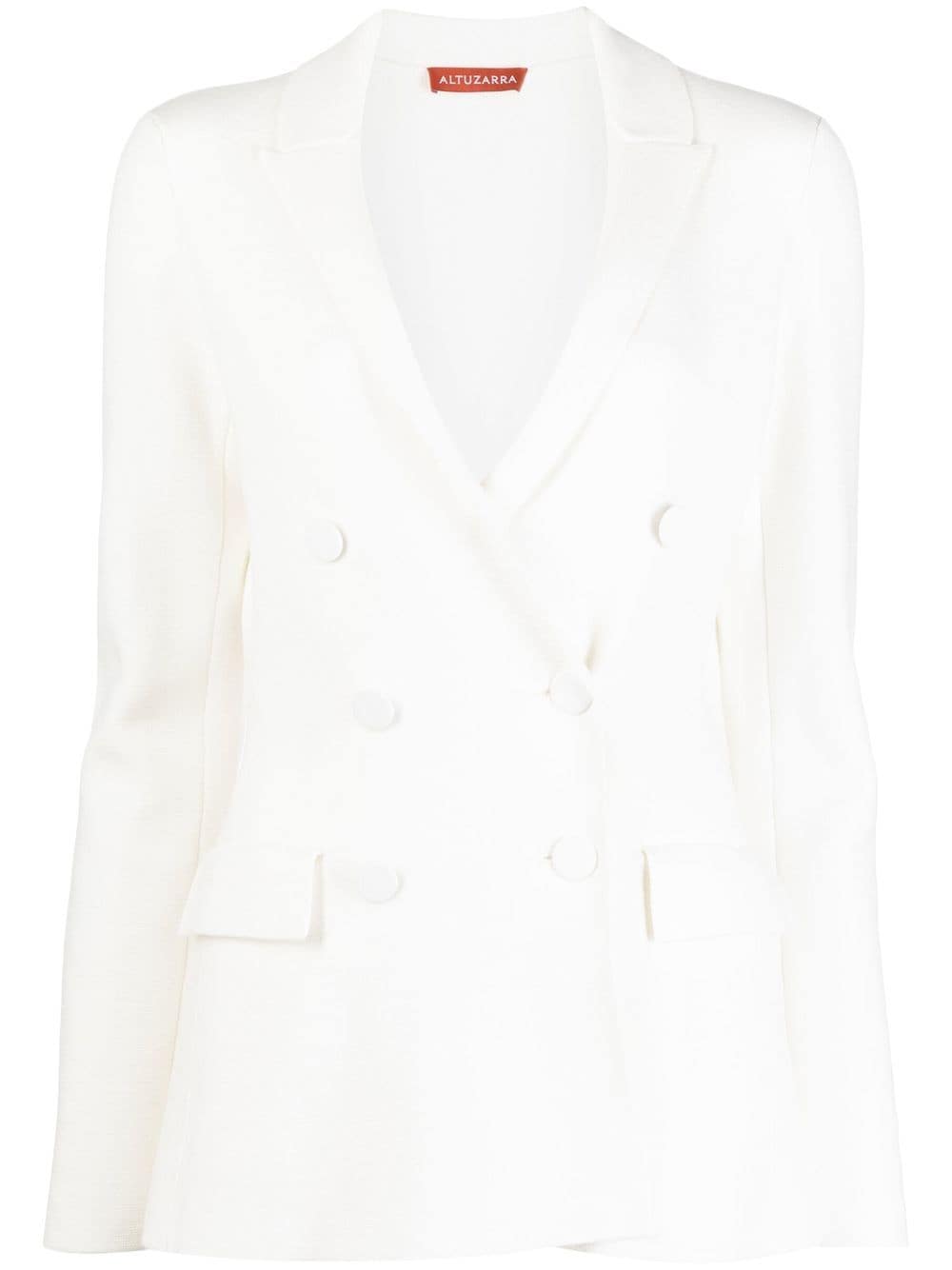 Altuzarra Doppelreihiger Blazer - Weiß von Altuzarra