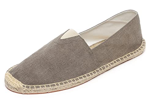 Altxic Herren Comfort Canvas Slip auf Espadrilles Flat Reines Braun 41 EU von Altxic