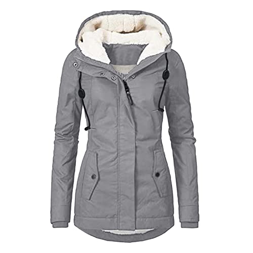 Alueeu Sweatjacke Damen Große Größen 52 56 54 50 Ohne Kapuze Gr.48 58 4Xl Weiß Softshelljacke Steppmantel Trachtenjacke Sweatjacke Wintermantel Winterjacke Übergangsjacke Strickjacke Fleecejacke von Alueeu