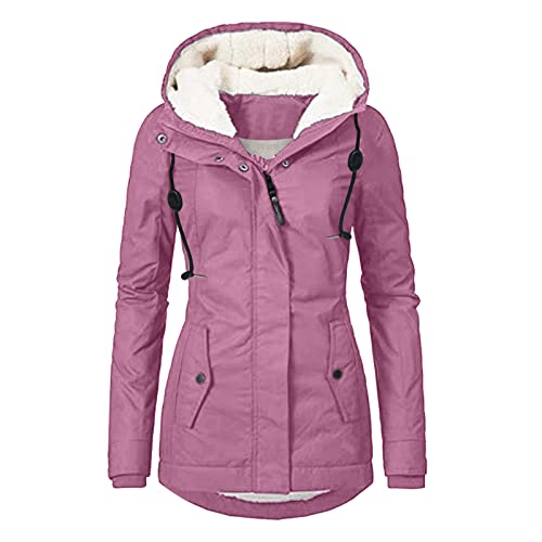 Alueeu Sweatjacke Damen Große Größen 52 56 54 50 Ohne Kapuze Gr.48 58 4XL Weiß Softshelljacke Steppmantel Trachtenjacke Sweatjacke Wintermantel Winterjacke Übergangsjacke Strickjacke Fleecejacke von Alueeu