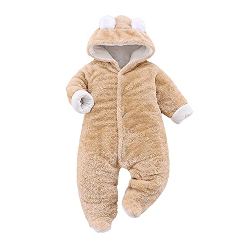 Baby Fleece Overall 62 Winter Strampler 56 Baby Overall Winter 0-3 Monate Schwarz Strampler Winter 62 Baby Strampler Winter Neugeborene Baby Winterkleidung 1 Jahr Fleece Jumpsuit Mädchen 128 von Alueeu