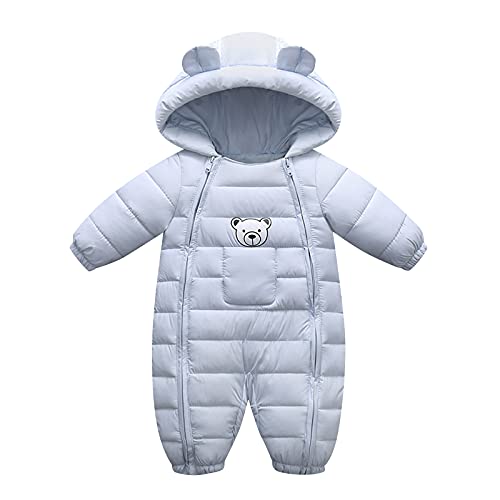 Baby Schneeanzug 86 Jungen 0-6 Monate Mädchen Junge Gr 68 Schneeanzug Spielanzug Jumpsuit Overall Jacke Mantel Outfits Winterjacke Daunenjacke Kleidung Winter Winterkleidung Winteroverall Strampler von Alueeu