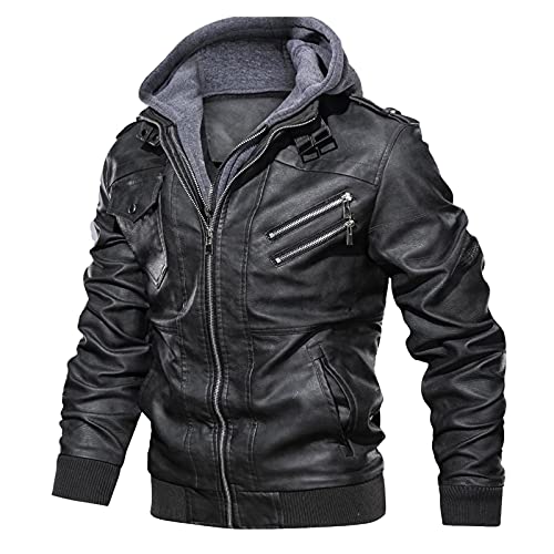 Winterjacke Arbeitsjacke Herren Winter Wasserdicht Regenjacke Softshell Fleece Gefüttert Männer mit Kapuze Übergangsjacke Fliegerjacke Pilotenjacke Herbstjacke Arbeitsjacke Army Jacke Piloten Jacket von Alueeu
