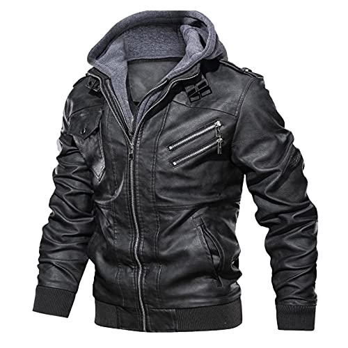 Winterjacke Arbeitsjacke Herren Winter Wasserdicht Regenjacke Softshell Fleece Gefüttert Männer mit Kapuze Übergangsjacke Fliegerjacke Pilotenjacke Herbstjacke Arbeitsjacke Army jacke Piloten Jacket von Alueeu