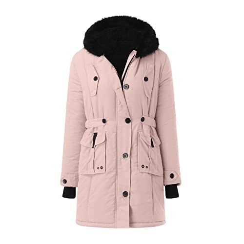 Winterjacke Damen Lang Warm Kurz Wasserdicht Schwarz Sale Grosse Grössen 50 Xxl 56 52 54 Steppjacke Trachtenjacke Winterparka Übergangsjacke Wintermantel Fleecejacke Jacke Winterparka Softshelljacke von Alueeu