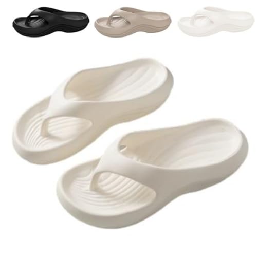 Alulayu Damen Herren Sommer EVA-Flip-Flops mit Clip-Zehen-Plateau,Generisch Flip-Flops mit Fußgewölbestütze, lässige Strand-Slipper von Alulayu