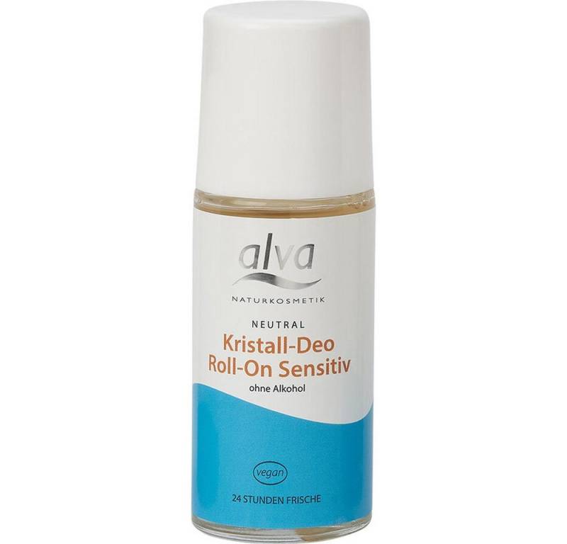 Alva Deo-Roller Kristall Deo ROLL ON SENSITIV, 50 ml von Alva