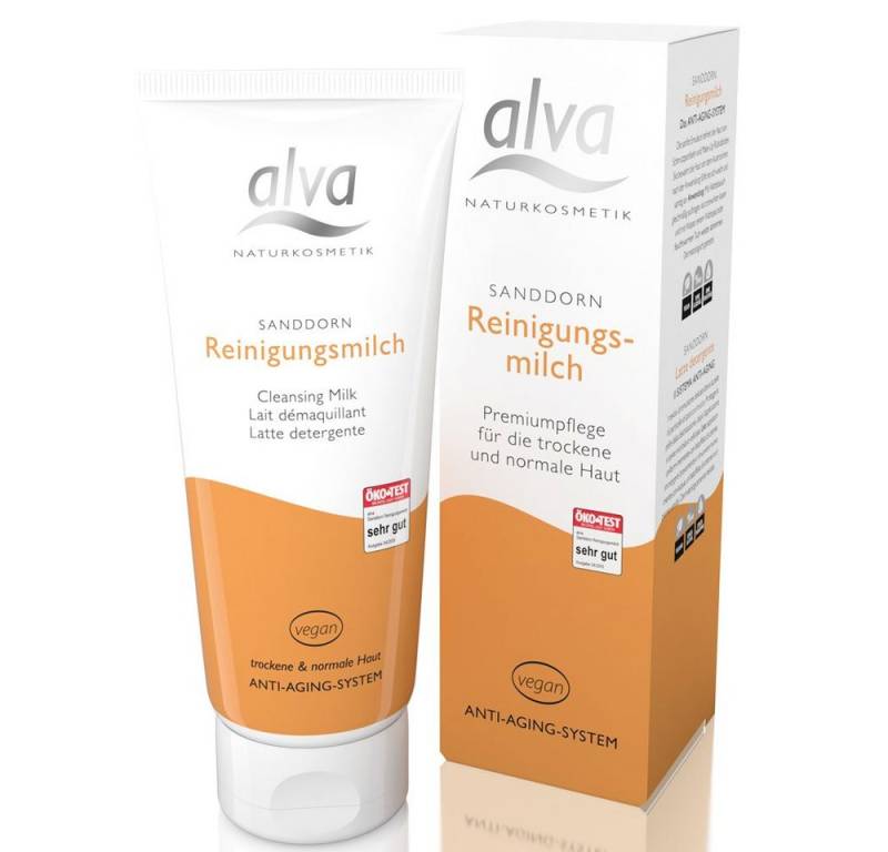 Alva Gesichtspflege Sanddorn Reinigungsmilch, 100 ml von Alva