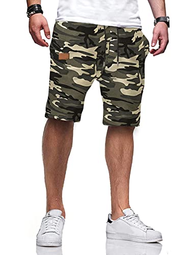 AlvaQ Kurze Hosen Herren Shorts Herren Baumwolle Freizeithose Sommer Chino Shorts Herren Mit Taschen von AlvaQ