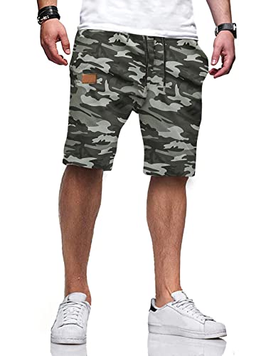 AlvaQ Kurze Hosen Herren Shorts Herren Baumwolle Freizeithose Sommer Chino Shorts Herren Mit Taschen von AlvaQ