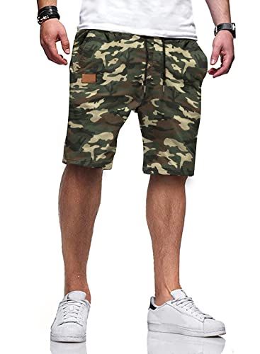 AlvaQ Kurze Hosen Herren Shorts Herren Baumwolle Freizeithose Sommer Chino Shorts Herren Mit Taschen von AlvaQ