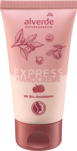 Alverde NATURKOSMETIK Express Handcreme mit Trester aus der Bio-Aroniabeere, 50 ml (Limited Edition) von Alverde