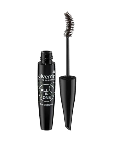 alverde NATURKOSMETIK Mascara All In One Braun, 12 ml von Alverde