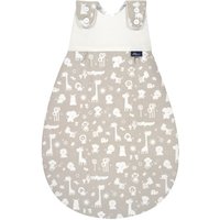 Alvi® Baby-Mäxchen® Außensack Zootiere taupe von Alvi