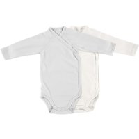 Alvi® Langarmbody 2er Pack grau + weiß von Alvi