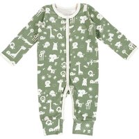 Alvi® Pyjama Granite Animals granitgrün/weiß von Alvi