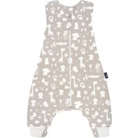 Alvi® Sleep-Overall Thermo Zootiere taupe von Alvi