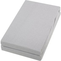 Alvi® Spannbettlaken Doppelpack silber/silber 40 x 90 cm von Alvi