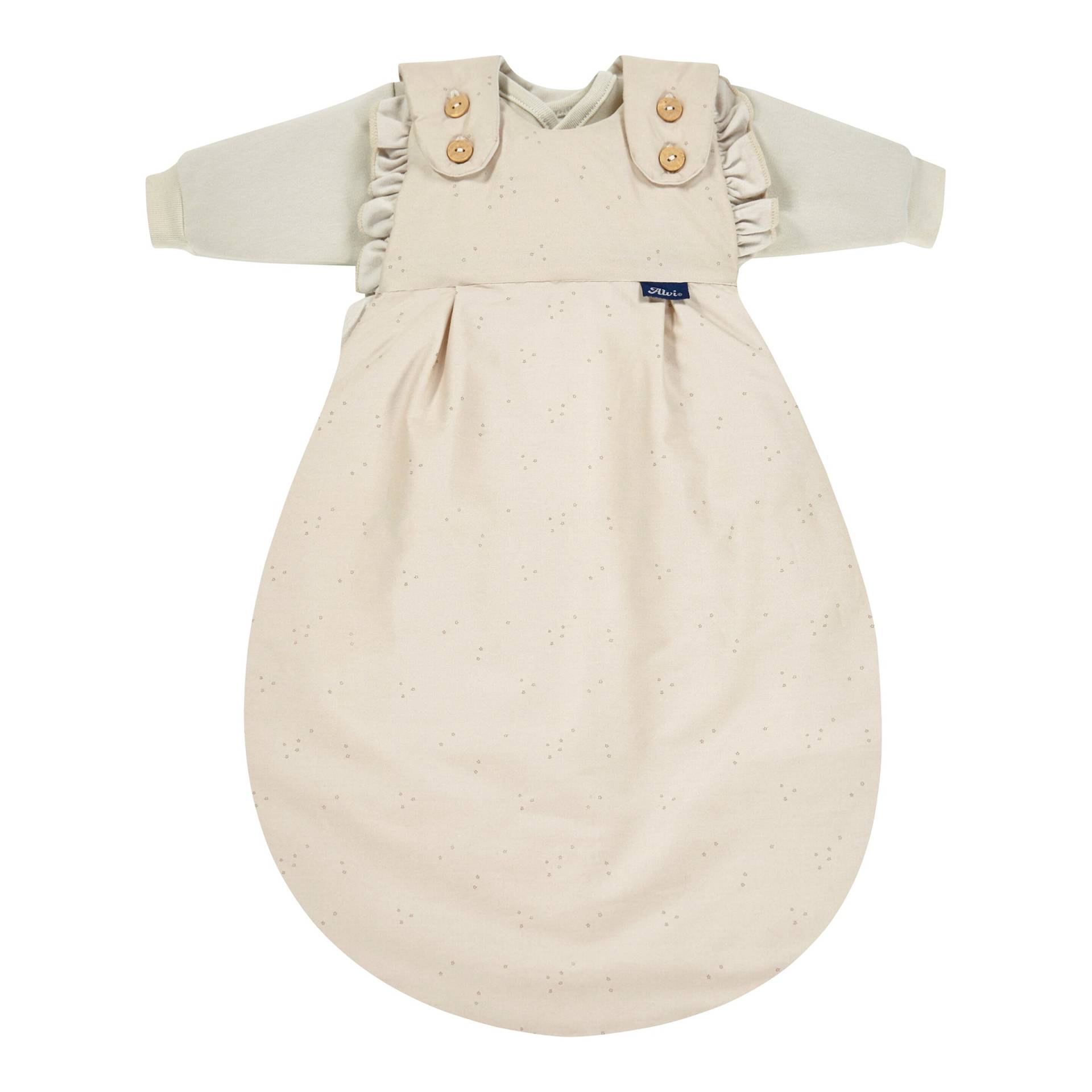 Alvi Baby-Mäxchen 3-tlg. Ganzjahresschlafsack Volant Organic Cotton 2.5 TOG von Alvi