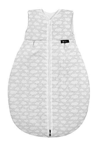 Alvi Schlafsack Mäxchen Thermo Exklusiv | Baby-Schlafsack ohne Ärmel | Winterschlafsack Außensack wattiert von Alvi