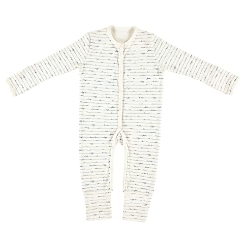 Alvi Pyjama Baby Schlafanzug | Baby Schlafstrampler | Babykleidung ab 0 Monate Kinderschlafsack Babyschlafsack | Schlafsack Neugeborene Kleinkinder Mädchen & Jungen | Ganzjährig von Alvi