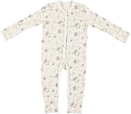 Alvi Pyjama Baby Schlafanzug | Baby Schlafstrampler | Babykleidung ab 0 Monate Kinderschlafsack Babyschlafsack | Schlafsack Neugeborene Kleinkinder Mädchen & Jungen | Ganzjährig von Alvi