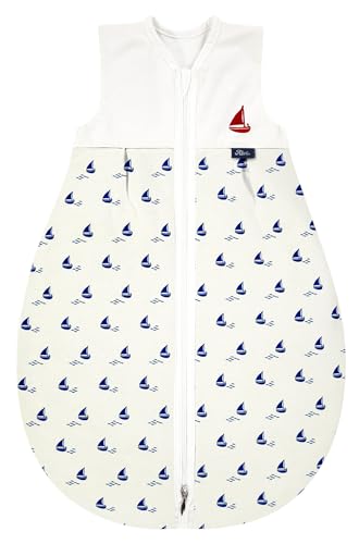 Alvi Schlafsack Baby Mäxchen light I leichter Babyschlafsack ärmellos I Sommerschlafsack Baby, Jungen und Mädchen I 100% Baumwolle I Schlafsack Kinder atmungsaktiv und waschbar I TOG 0,5 von Alvi