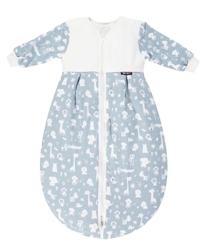 Alvi Schlafsack Mäxchen Thermo mit Arm | Babyschlafsack Außensack mit Arm | Winterschlafsack 3,0 TOG von Alvi