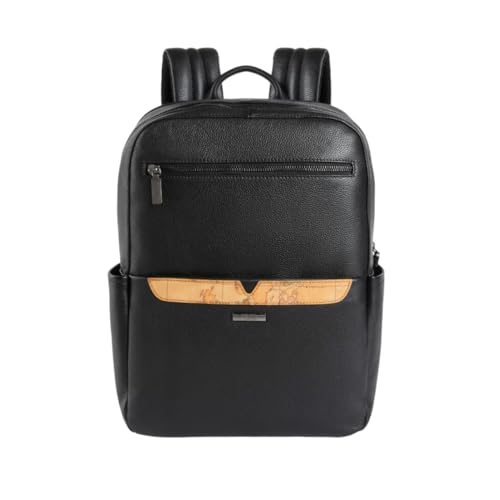 ALVIERO MARTINI 1a CLASSE Eleganter, bequemer und geräumiger Rucksack aus Leder, unterteilt in mehrere Fächer, damit Sie alles besser organisieren können. Verfügt über ein großes Hauptfach mit von Alviero Martini 1A Classe