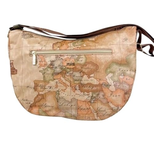 Alviero Martini Halbmond Umhängetasche, Geo Safari, 21x33x11 von Alviero Martini 1A Classe