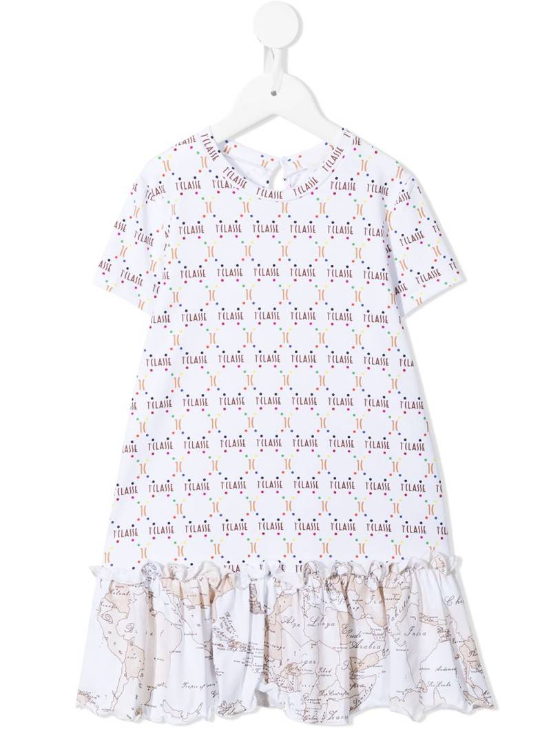 Alviero Martini Kids Kleid mit tiefer Taille - Weiß von Alviero Martini Kids