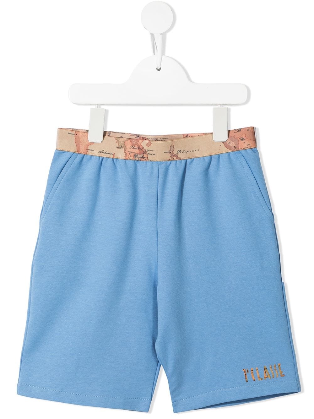 Alviero Martini Kids Shorts mit Landkarten-Print - Blau von Alviero Martini Kids