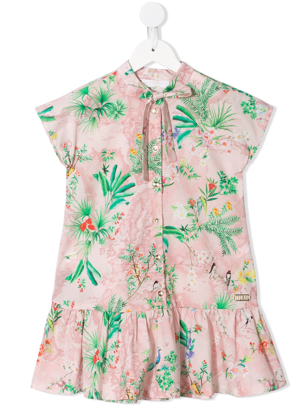 Alviero Martini Kids Kleid mit Blumen-Print - Rosa von Alviero Martini Kids