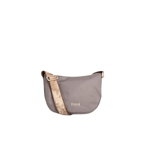 Alviero Martini Prima Classe Schulterriemen Halbmond klein Taupe von Alviero Martini Prima Classe