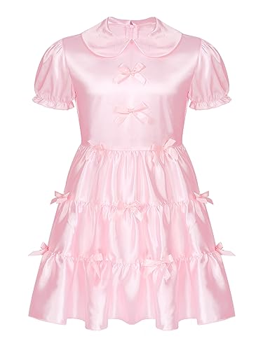 Alvivi Herren Dienstmädchen Kostüm Sissy Dessous Kleid Maid Zimmermädchen Kostüm Hausmädchen Nachtkleid Nachtwäsche Rosa XL Alvivi Herren Dienstmädchen Kostüm Sissy Dessous Kleid Maid Zimmermädchen Kostüm Hausmädchen Nachtkleid Nachtwäsche Rosa XL von Alvivi