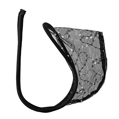 Alvivi Herren Strings Minislips C-String Micro Tanga Thong Männer Badestring Reizwäsche Unterwäsche Schwarz Einheitsgröße von Alvivi