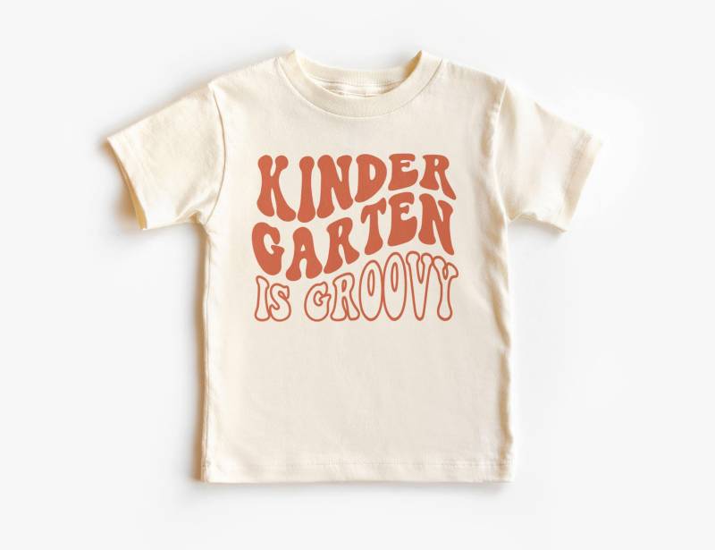 Retro Kindergarten Ist Groovy Kinder Shirt - Erster Schultag Outfit Neues Kindergartener T-Shirt Mädchen Jungen Kleinkind Jugend Kleidung von AlvordApparel