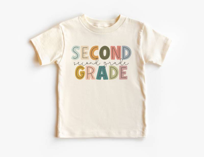 Zweite Klasse Boho Kinder Shirt - Süßes Schuloutfit Erster Schultag T-Shirt Kleinkind Jugend Kinderkleidung von AlvordApparel