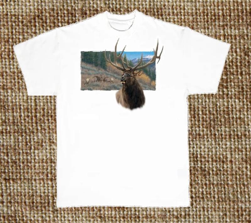 American Elk T-Shirt | Sweatshirt, Hoodie Auf Anfrage Erhältlich # 233B von AlwaysInStitchesCo