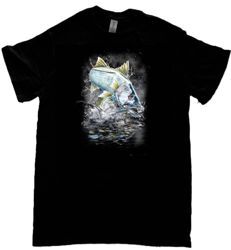 Angeln T-Shirt, Jumping Snook, | Sweatshirt, Hoodie Auf Anfrage Erhältlich # 246O von AlwaysInStitchesCo