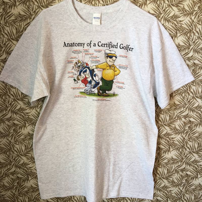 Golf Shirt, Anatomie Eines Zertifizierten Golfer Humor | Sweatshirt, Hoodie Auf Anfrage Erhältlich # 740 von AlwaysInStitchesCo