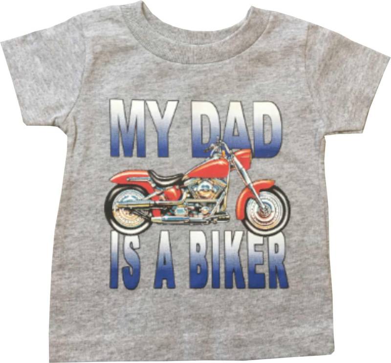 Kinder Motorrad Biker Shirt, Mein Vater Ist Ein Jugend Größe # 420A von AlwaysInStitchesCo