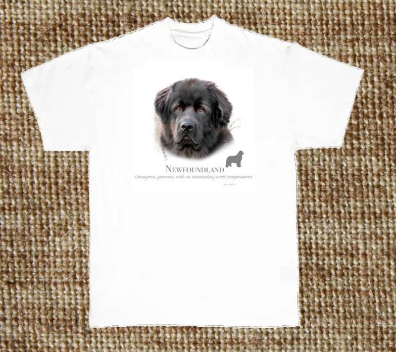 Neufundländer T-Shirt, Newfie Hund, | Sweatshirt, Hoodie Auf Anfrage Erhältlich #881D von AlwaysInStitchesCo