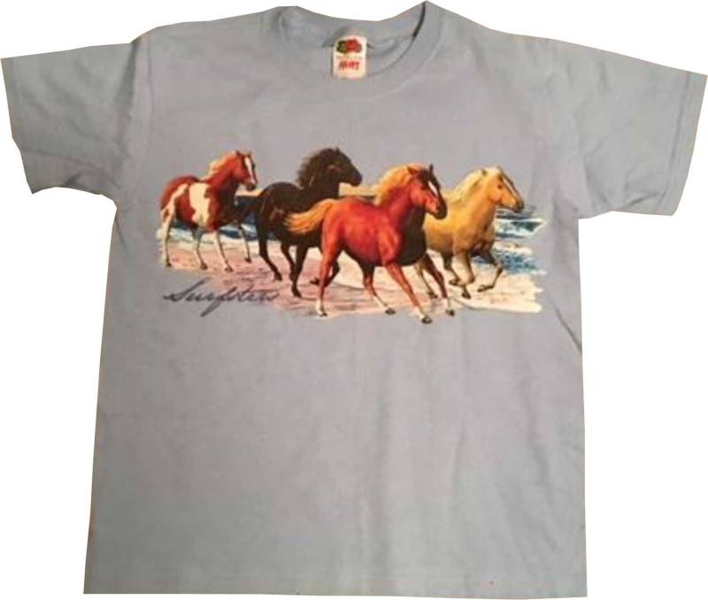 Pferde T-Shirt, Wilde Surf-Pferde, | Sweatshirt, Hoodie Auf Anfrage Erhältlich #240A von AlwaysInStitchesCo