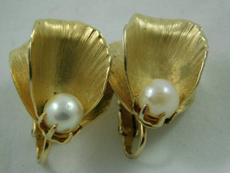 Ohrringe Vintage Clip On von AlwaysPlanBVintage