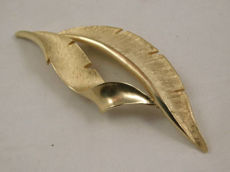 Vintage Sammler Brosche, Gold von AlwaysPlanBVintage