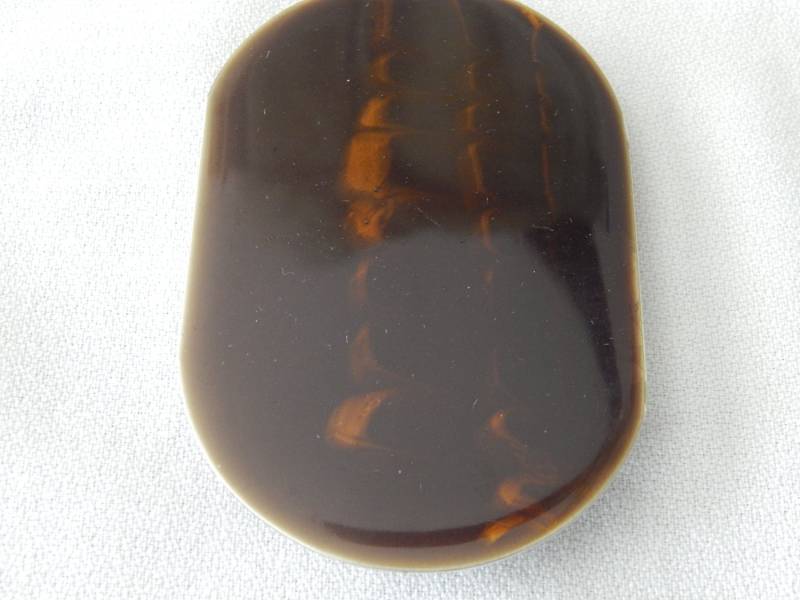 Vintage Sammler-Gürtelschnalle Mit Emailliertem Frontverschluss von AlwaysPlanBVintage