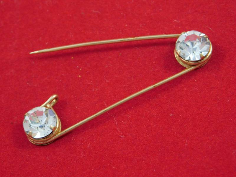 Vintage Sammler Pullover Clip Mit Strasssteinen von AlwaysPlanBVintage