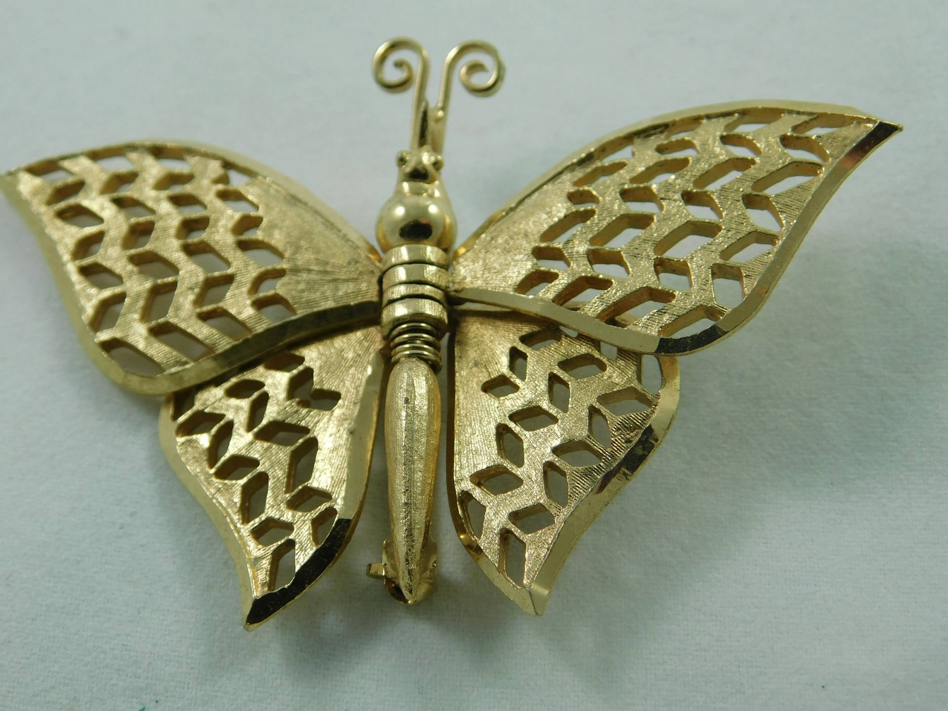 Vintage Sammler Schmetterling Brosche Mit Klappbaren Flügeln von AlwaysPlanBVintage